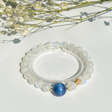 Moonstone Kyanite S925 Bracelet